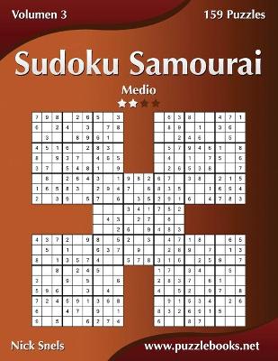 Book cover for Sudoku Samurai - Medio - Volumen 3 - 159 Puzzles