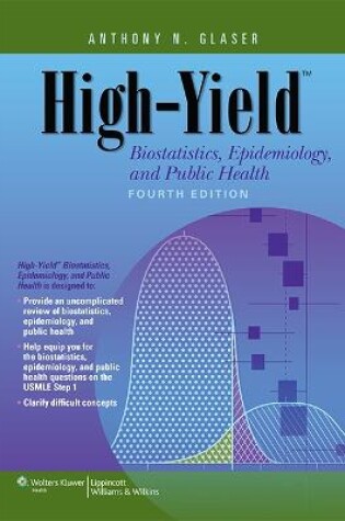 Cover of High-Yield Biostatistics, Epidemiology, and Public Health