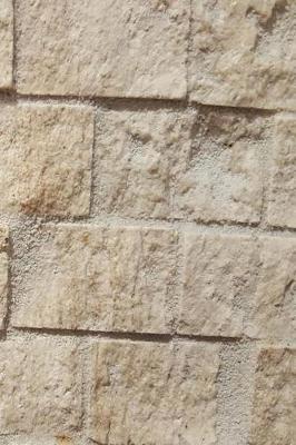 Cover of Journal Tan Brick Wall Stone