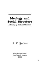 Book cover for Ideology & Social Struct