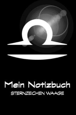 Cover of Mein Notizbuch - Sternzeichen Waage