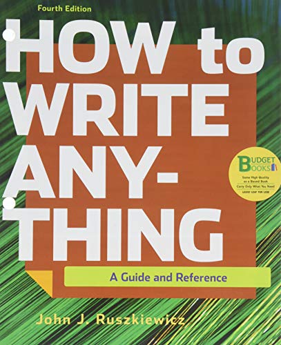 Book cover for Loose-Leaf Version for How to Write Anything