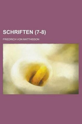 Cover of Schriften (7-8)