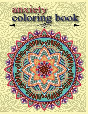 Book cover for Anxiety coloring book