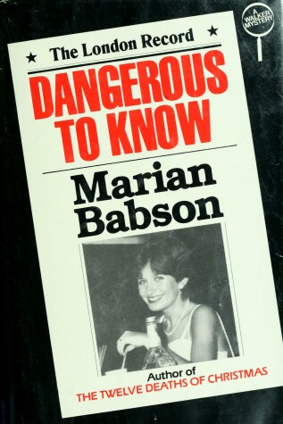 Book cover for Dangerous to Know