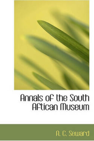 Cover of Annals of the South Aftican Museum