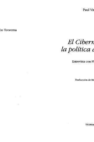 Cover of El Cibermundo, La Politica de Lo Peor