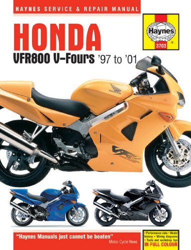 Book cover for Honda VFR800 V-Fours Service and Repair Manual