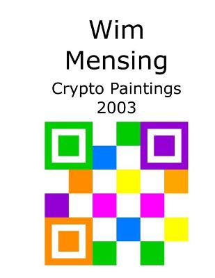 Book cover for Wim Mensing Crypto Paintings 2003