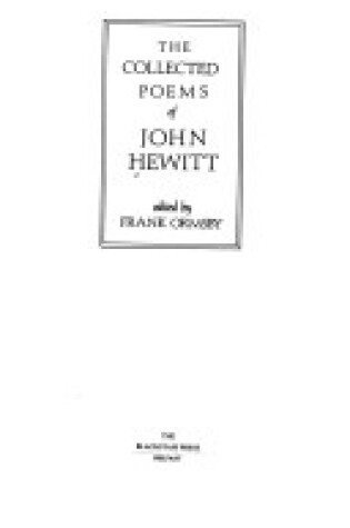 Cover of The Collected Poems of John Hewitt