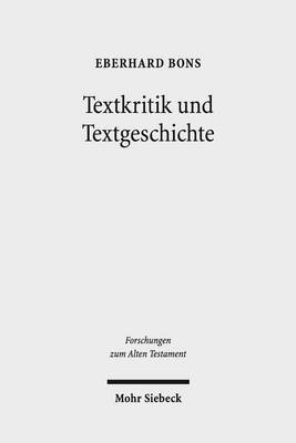 Book cover for Textkritik und Textgeschichte