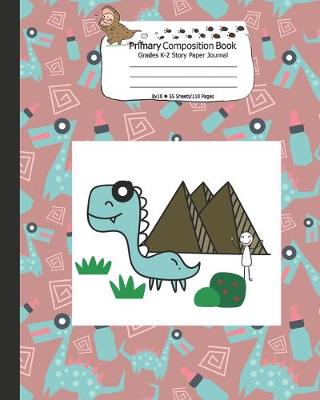 Book cover for Primary Composition Book Grades K-2 Story Paper Journal 8x10 55 Sheets/110 Pages