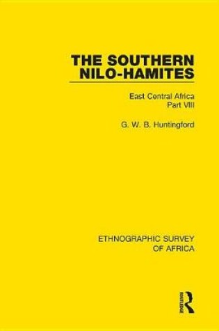 Cover of The Southern Nilo-Hamites