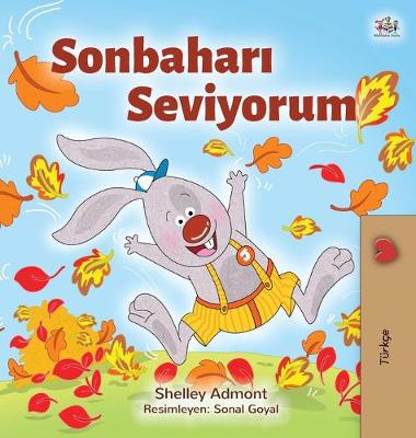 Book cover for I Love Autumn (Turkish Children's Book)