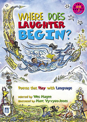 Book cover for Where does laughter begin? (Poems that play with language) Poems that play with language Band 8