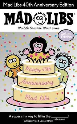 Book cover for Mad Libs 40th Anniversary Edit