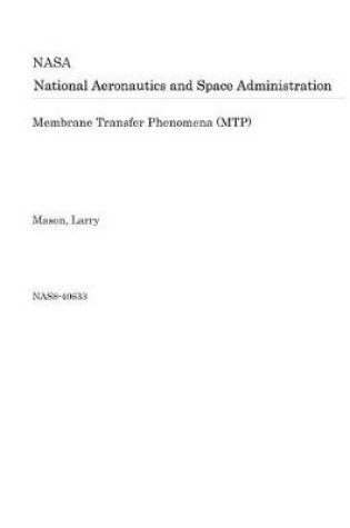 Cover of Membrane Transfer Phenomena (Mtp)