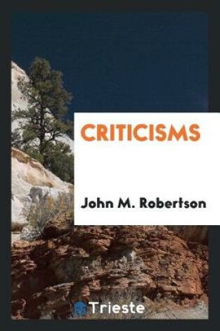 Cover of Criticisms