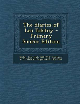 Book cover for The Diaries of Leo Tolstoy - Primary Source Edition