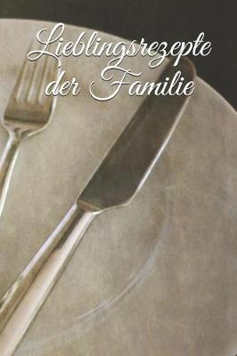 Book cover for Lieblingsrezepte der Familie