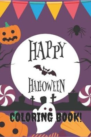 Cover of Happy Halloween Coloring Book