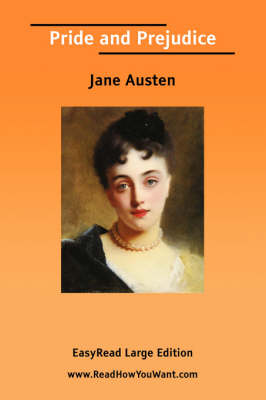 Book cover for Pride and Prejudice [Easyread Large Edition]