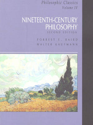 Book cover for Philosophic Classics, Volume IV