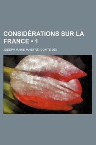 Cover of Considerations Sur La France (1)