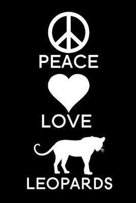 Book cover for Peace Love Leopards
