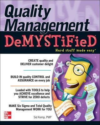 Book cover for Quality Management Demystified