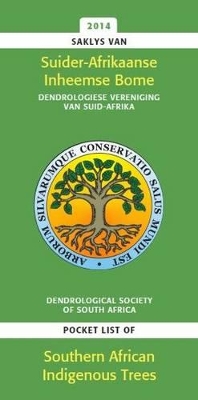 Book cover for Saklys van Suider-Afrikaanse inheemse bome/ Pocket list of Southern African indigenous trees