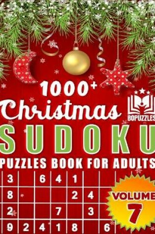 Cover of 1000+ Christmas Sudoku Puzzles Volume 7