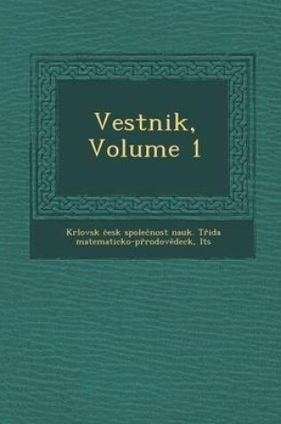 Cover of Vestnik, Volume 1