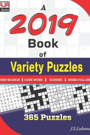 Cover of A 2019 Book of Variety Puzzles.