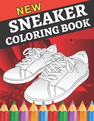 Book cover for New sneaker coloring book