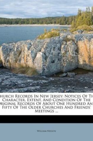 Cover of Church Records in New Jersey