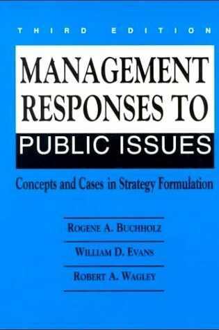 Cover of Management Responses to Public Issues