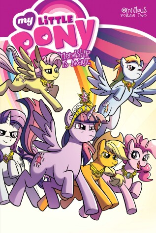 Book cover for My Little Pony Omnibus Volume 2