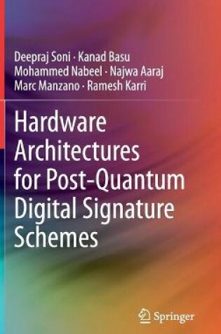 Cover of Hardware Architectures for Post-Quantum Digital Signature Schemes