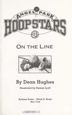 Book cover for On the Line #4 Angel Park Hoop