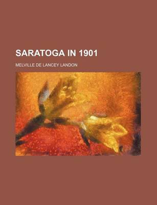 Book cover for Saratoga in 1901