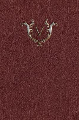 Cover of Monogram "v" Meeting Notebook