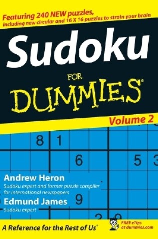 Cover of Sudoku For Dummies, Volume 2