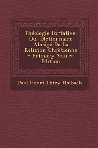 Cover of Theologie Portative