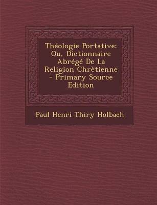 Book cover for Theologie Portative