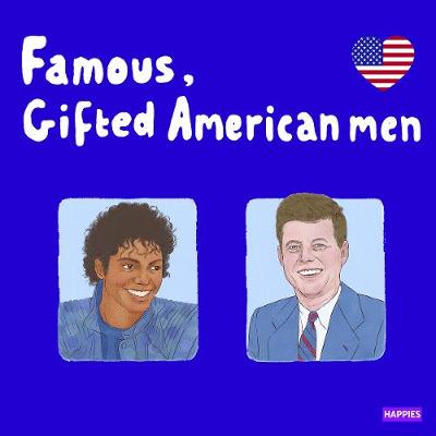 Book cover for Famous Gifted American Men