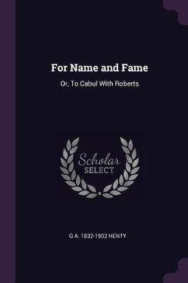 Book cover for For Name and Fame