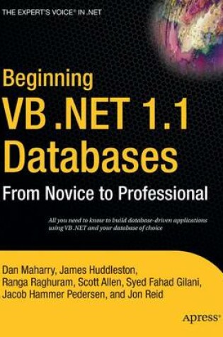 Cover of Beginning VB.Net 1.1 Databases
