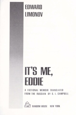 Cover of It's Me, Eddie