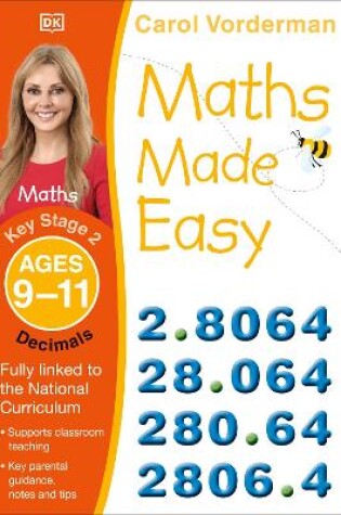 Cover of Maths Made Easy: Decimals, Ages 9-11 (Key Stage 2)